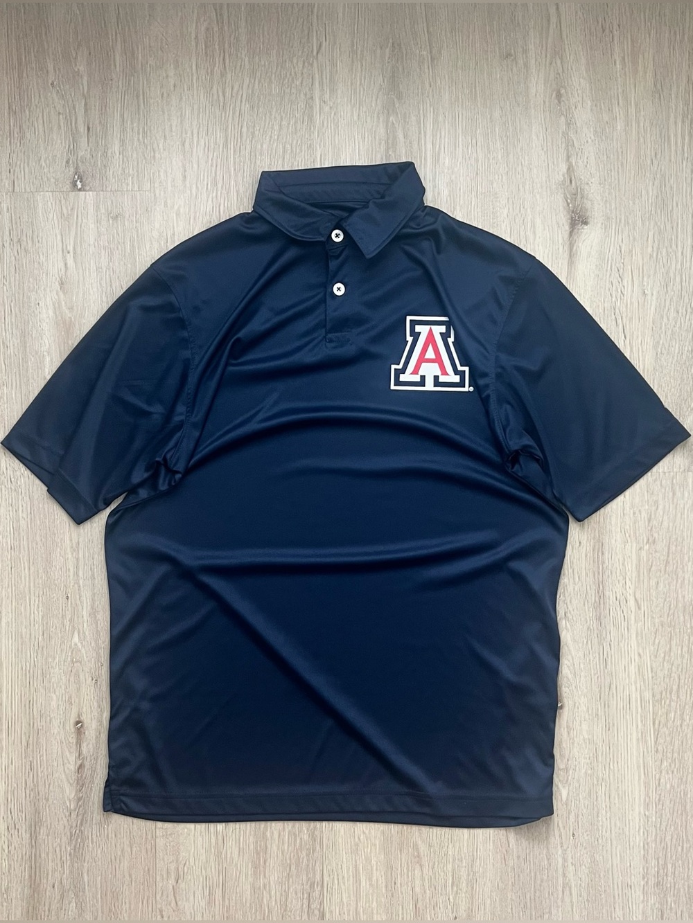 Arizona Wildcats Performance Polo Shirt Mens Medium Navy NCAA Golf Athletic
